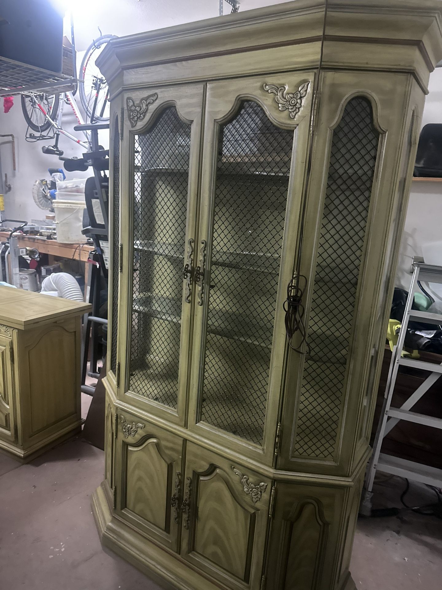 Cabinet With Matching Buffet Server Cabinet