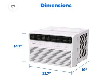 Midea 12,000 BTU Smart Inverter Window AC, Cools up to 550 Sq. Ft