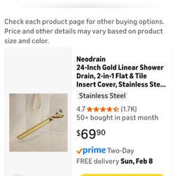 24 Inch Drain ( New)