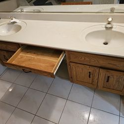 84 Inch Dual Sink Vanity