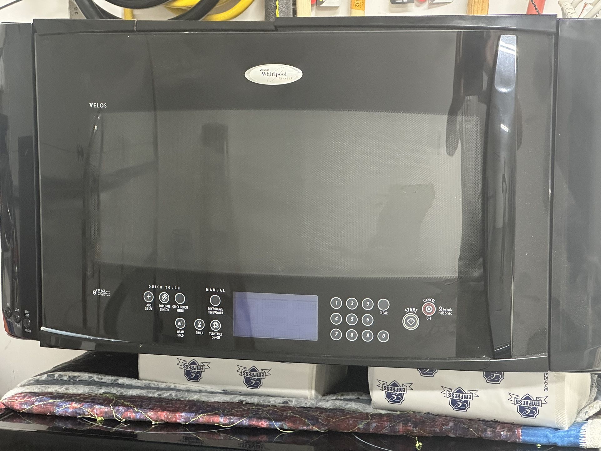 Whirlpool Over The Range Microwave