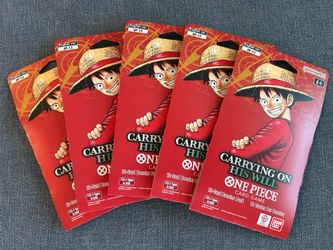 One Piece OP 13 Sleeves Lot of 5