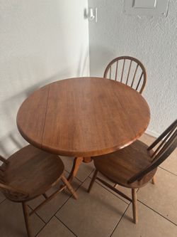 Table and chairs