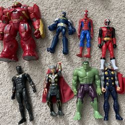 Action Figures -DC, Marvel, Powee Ranger