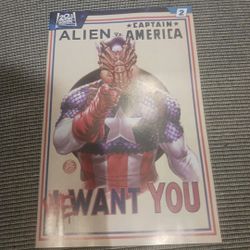ALIEN VS. CAPTAIN AMERICA #2 MARK BROOKS VARIANT (MARVEL COMICS 2025)