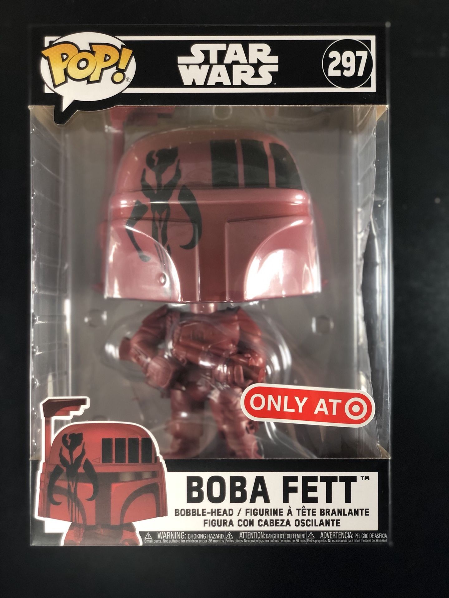 297 Target Exclusive Funko Pop! Star Wars Futura Boba Fett (Burgundy) 10 inch