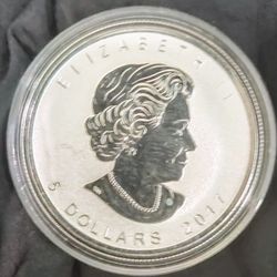 Silver 1 Oz $5 Canada Coin