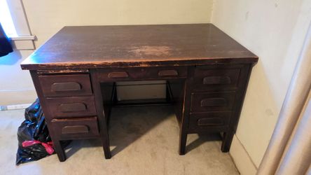 Vintage Solid Wood Desk