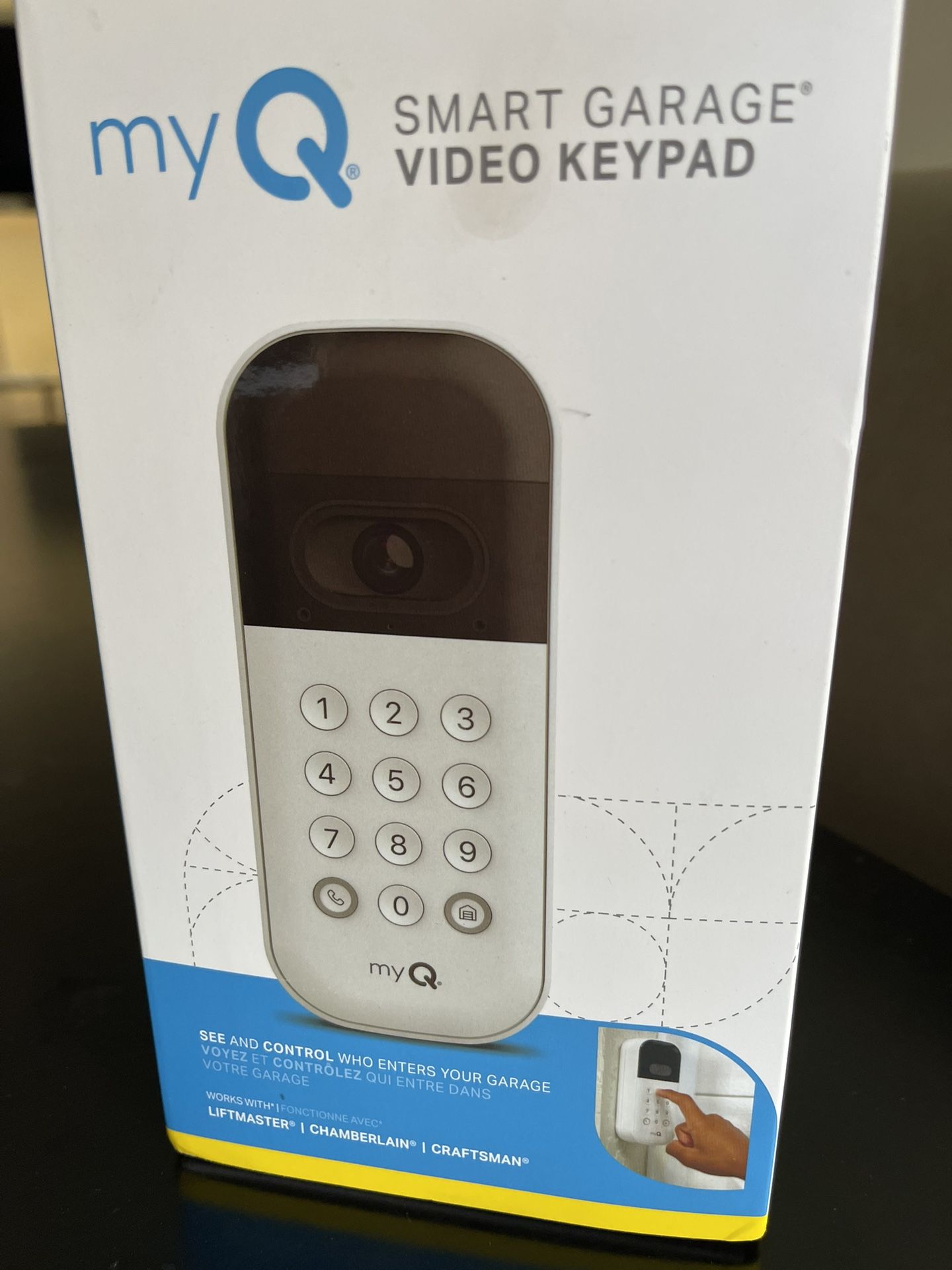My Q Smart Garage Video Keypad - Security camera 