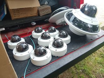axis security cameras set