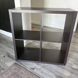 Brightroom 20”x20” Cube Storage In Black Oak