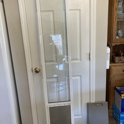 PetSafe Sliding 81-inch Glass Pet Door, White, Large