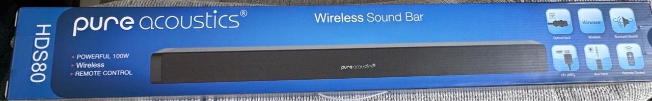 NEW Pure Acoustic Wireless Sound Bar