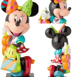 Disney by Britto Fashionista Minnie Mouse Figurine Enesco BRITTO New In Box


