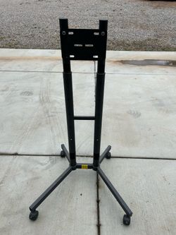 Rolling TV stand