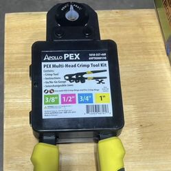 Apollo 3/8 in. to 1in. Multi-Head PEX-B Crimp Tool Kit