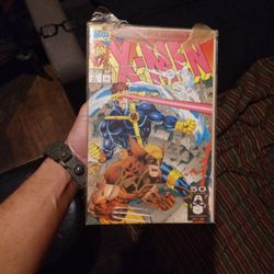 Signed Jim Lee X Men #1 Cyclops Wolverine Variant