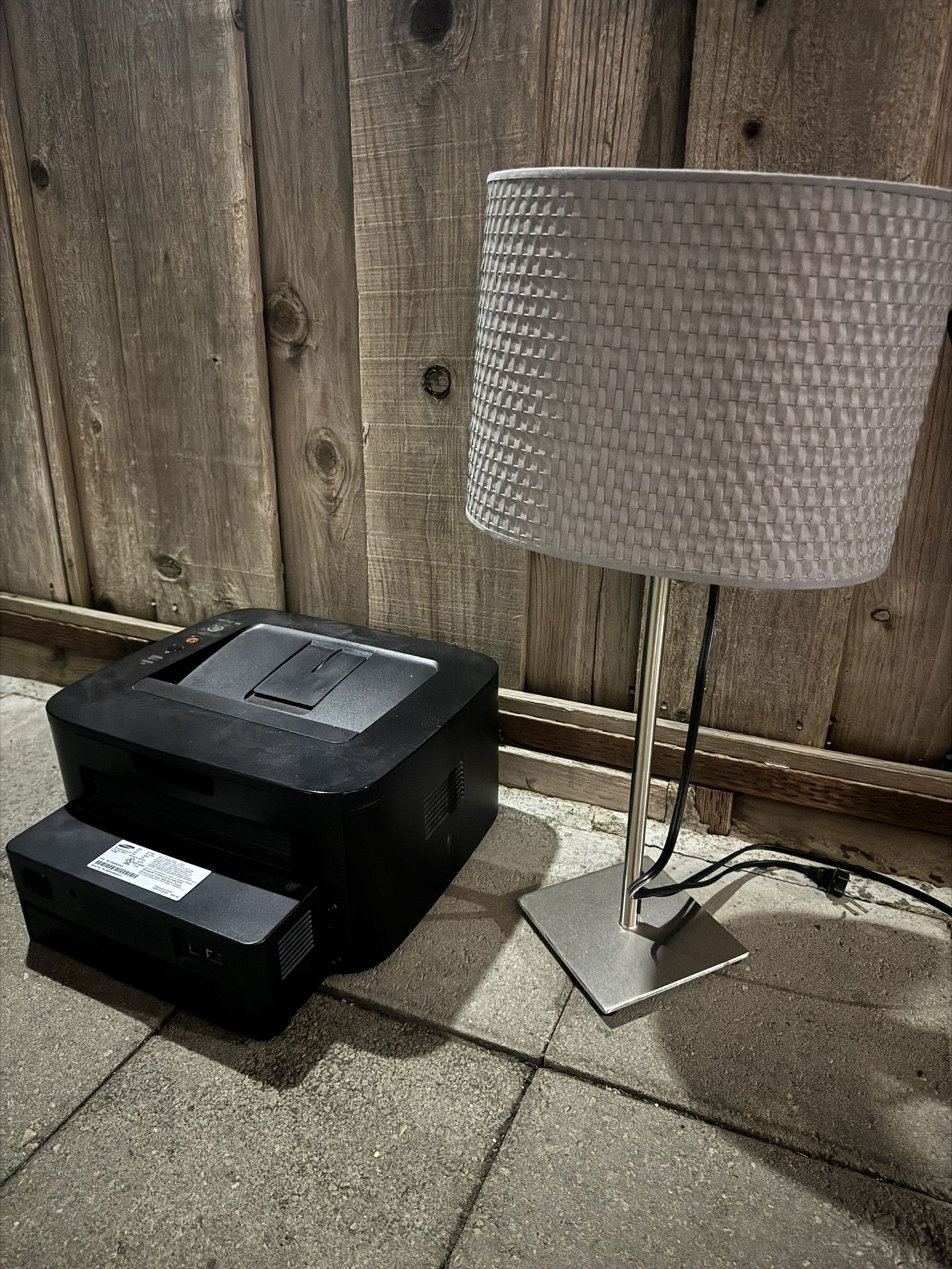 Free Printer + Desk Lamp