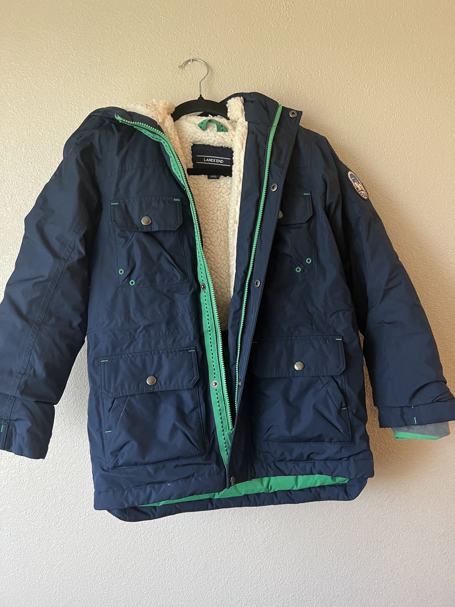 Lands End Sherpa Coat / Jacket