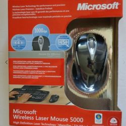 NEW MICROSOFT WIRELESS LASER MOUSE 5000