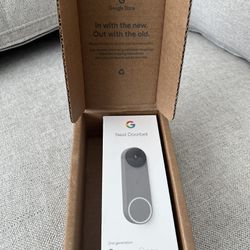 NEW NIB Wired Google Nest Doorbell 2nd Generation Ash Gray  YES IT’S AVAILABLE 