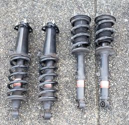 2011 LEXUS ISF STOCK SHOCKS AND SPRINGS FRONT AND REAR 

