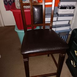 Dinning Chair Brown For High Tables Use Good Shape 