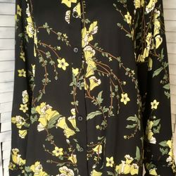 Floral Blouse, XXL