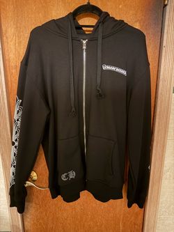 Chrome Hearts Floral Logo Zip Up Hoodie 'Purple'/ size:M