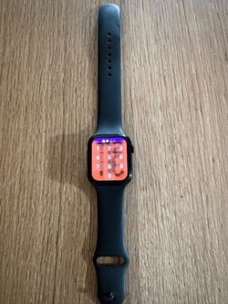 Apple Watch with Black Sport Band
