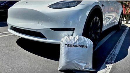 Tesla Model Y  car cover with charging opening
