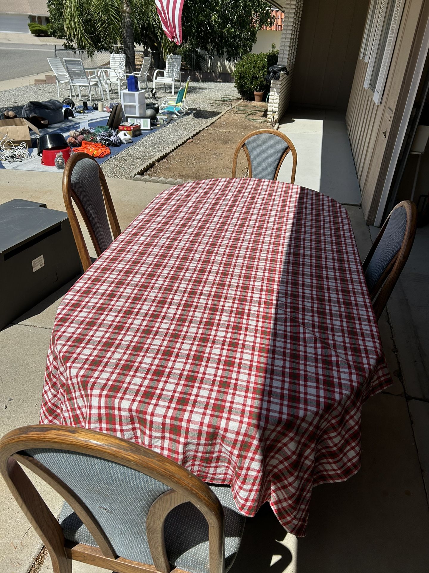 Oak Dining Table W/ Chairs