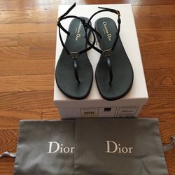 Authentic Dior Tong Sandals 
