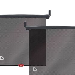 Sun Safety Car Window Rollershade with Heat Alert - 2