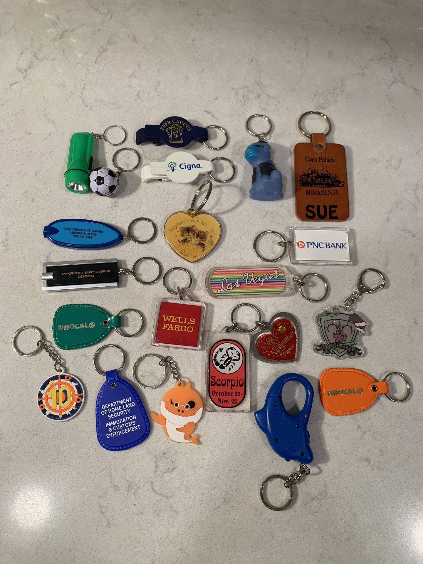 Random Keychain Lot Of 20