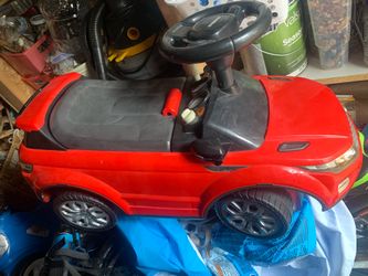 Red Range Rover toddler ride on car