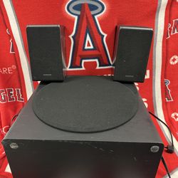 Samsung Surround Speakers Left/ Right PS-SQ90BB-1 - And Subwoofer Model PS- Rw95BB