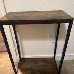 Modern Industrial Side Table / Entryway Table  This table is in great condition with minimal signs of use.