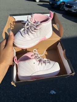 Pink Jordan’s 12s