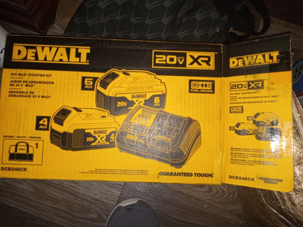 DeWalt 20v Max Battery Combo