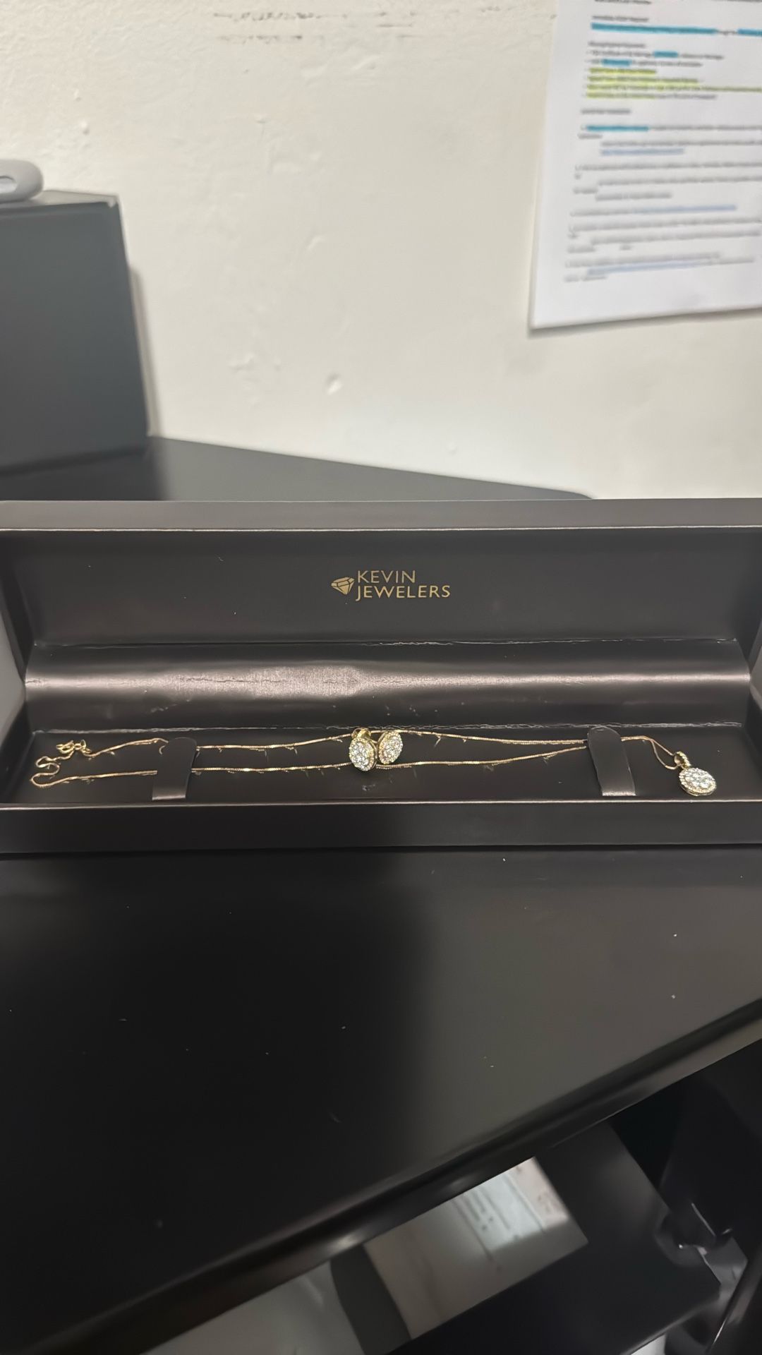 Kevin Jewelers Diamond Necklace And Earrings