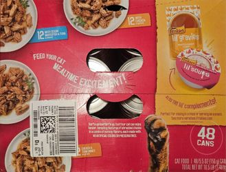 Purina Friskies Prime Filets Cat Food Variety Pack, 48 Ct Cans