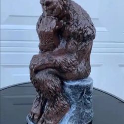 Bigfoot thinker statue