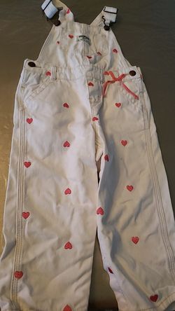 oshkosh 24 months hearth overall white