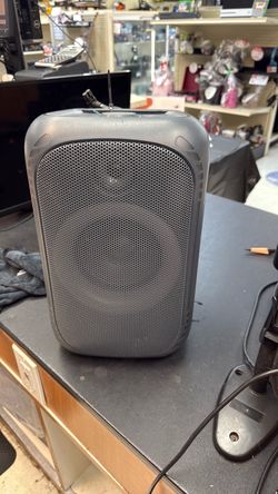 On portable speaker