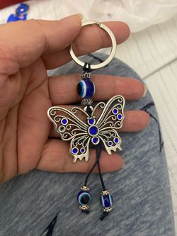Evil eye 🧿 butterfly 🦋 Keychain $12
