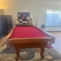 Olhaulsen Pool Table 8ft ( Free Delivery & Set Up ) 