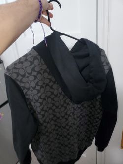 Coach Zip Up size small