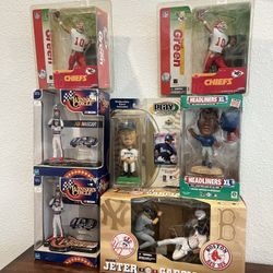 Beautiful 7 Collectible Sports Figures 