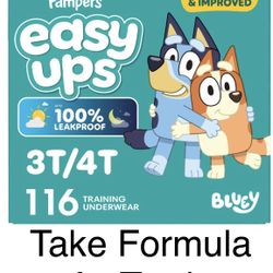 Easy Ups- Pull Ups- Training Underwear Size 3/4T